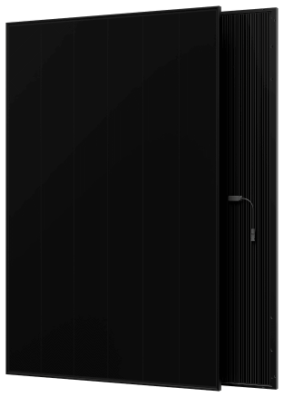 Aiko Neostar 3S+54: Full-Black-Solarmodul, Vorder- und Rückseite