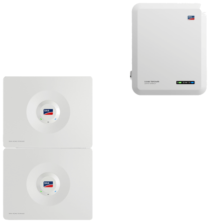 SMA Sunny Tripower Smart Energy Wechselrichter mit SMA Home Storage Batteriemodulen