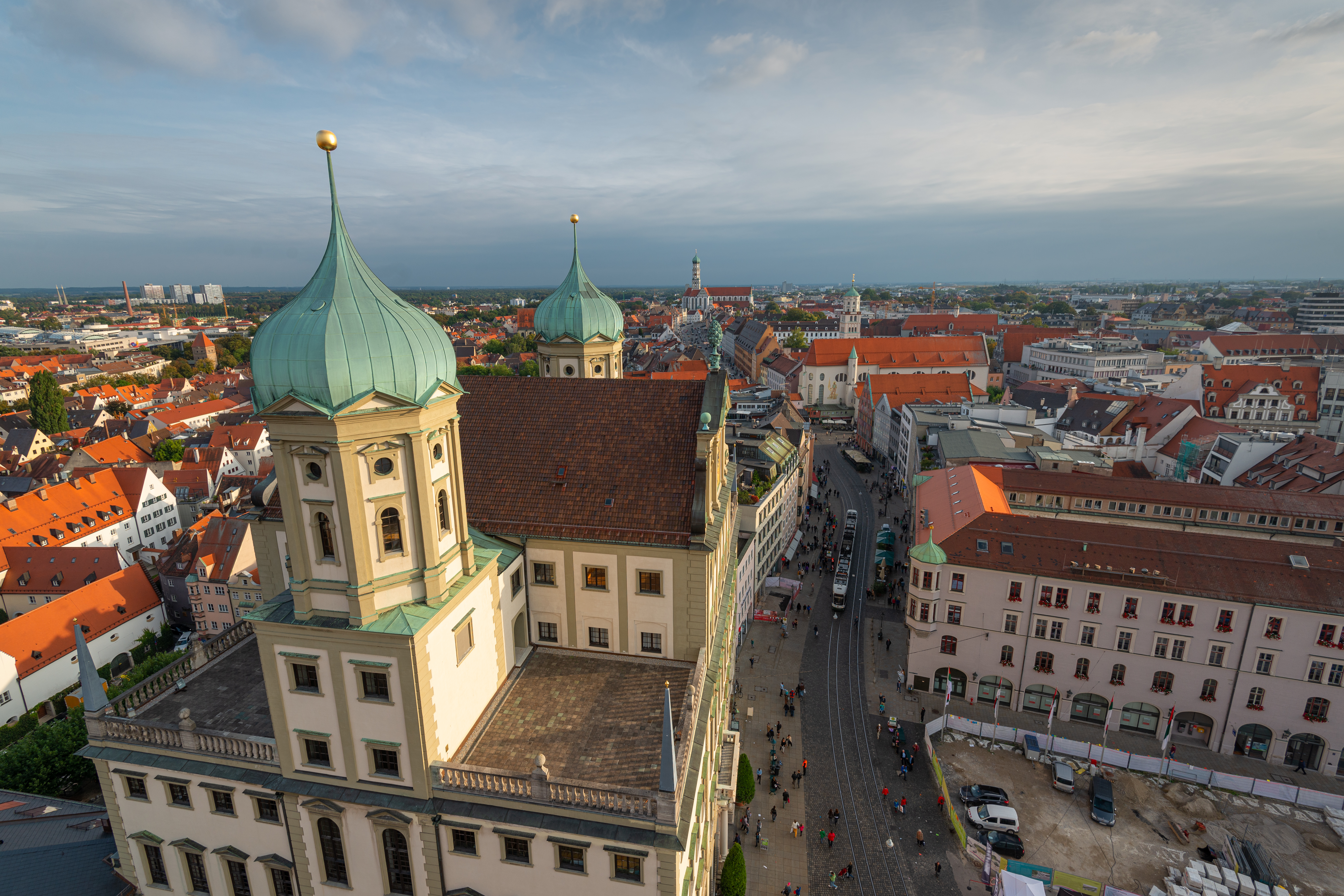 Augsburg, Germany Old Town Skyline